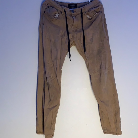 Men’s Tan Joggers - Picture 1 of 3